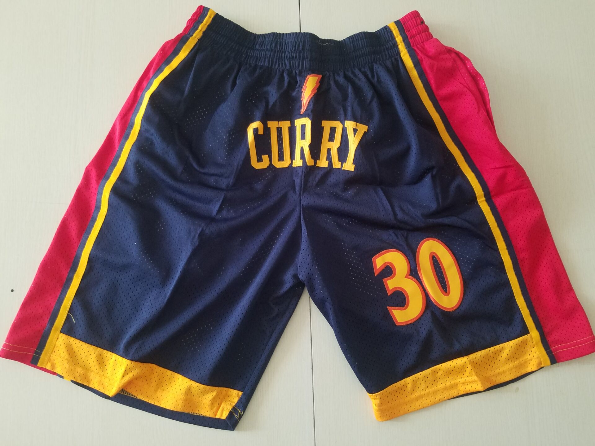 2020 Men NBA Golden State Warriors blue #30 Curry shorts->orlando magic->NBA Jersey
